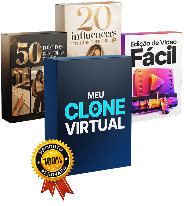 Todos os produtos inclusos no Meu Clone Virtual
