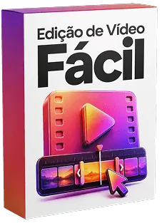 Mockup do treinamento Edição de Vídeo Fácil